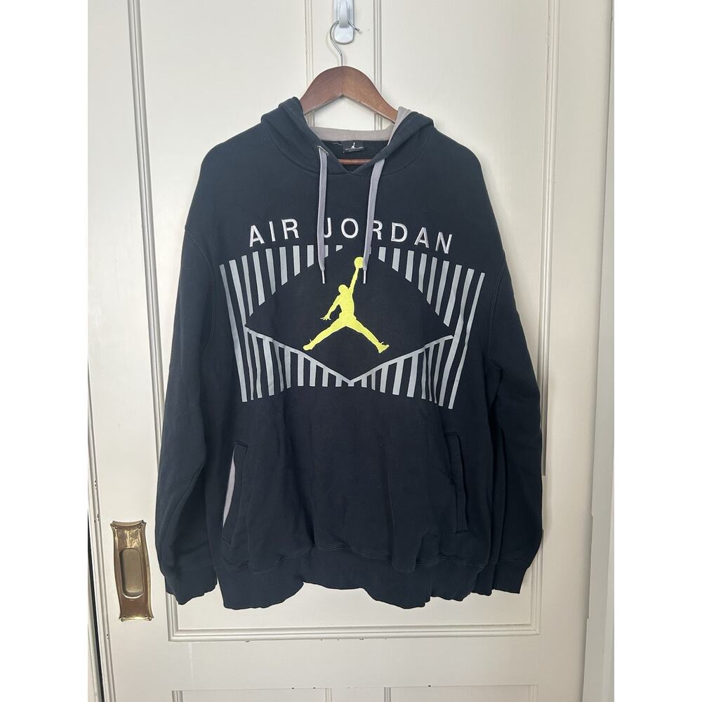 Air Jordan Nike Jumpman Hoodie Sweatshirt Mens Size XXL Black Comfort Classic